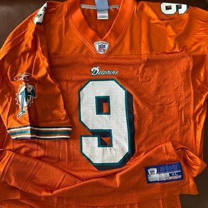 Authentic NFL Reebok Miami Dolphins Jersey #9 Jay Fiedler/Orange/Like New! XL